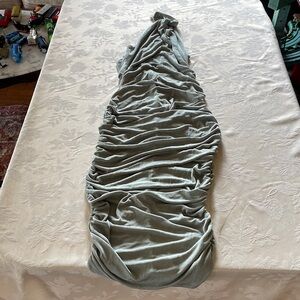 Light blue beautiful ruched dress L